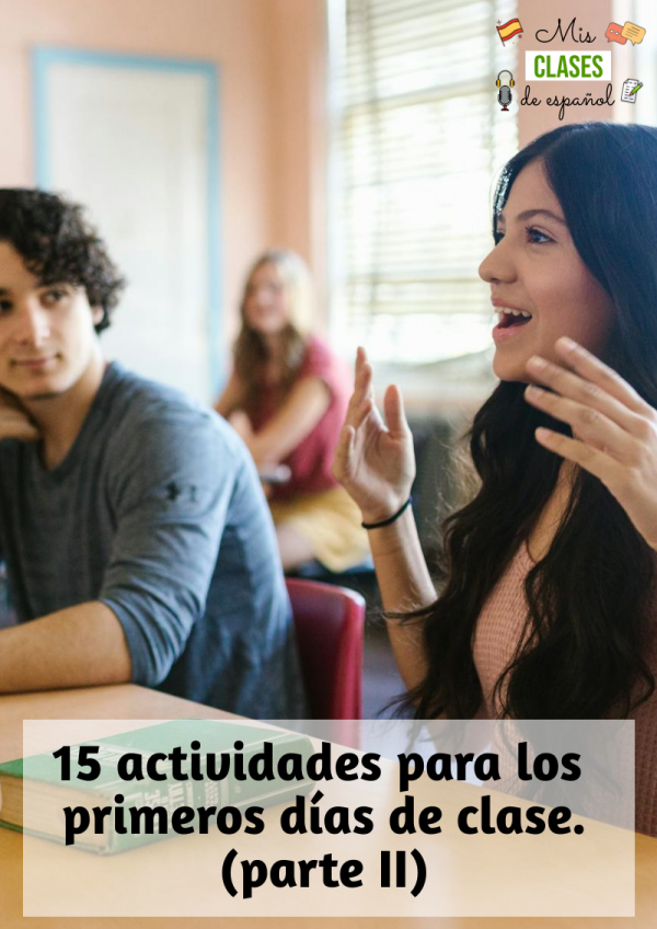 15 actividades para los primeros días de clase
