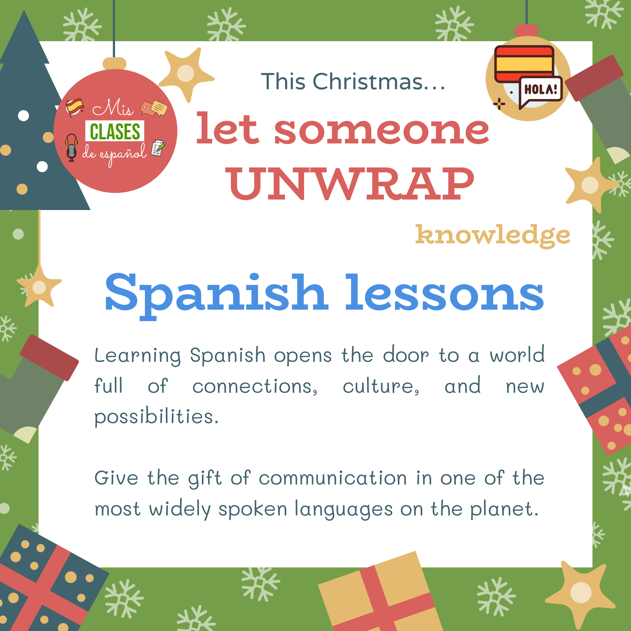 BONO REGALO - clases individuales de español - Imagen 2